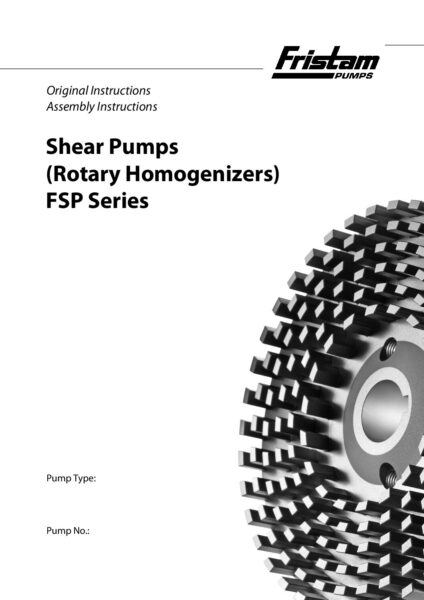 thumbnail of Fristam FSP O&M Manual